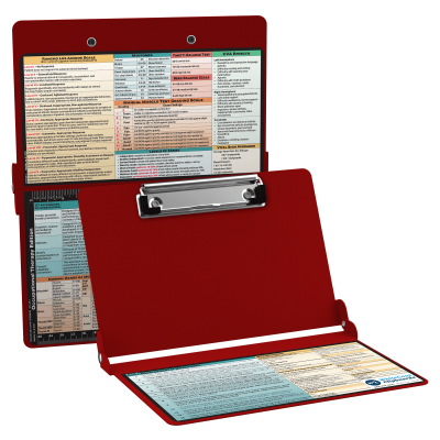 WhiteCoat Clipboard® - Red Occupational Therapy Edition
